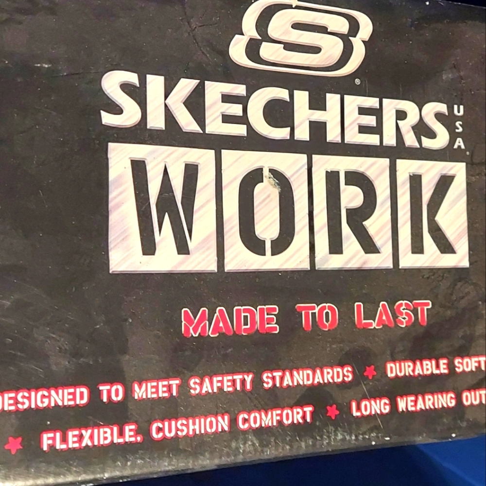 Skechers Steel Toe Work Boots/Shoes Men's Size 8